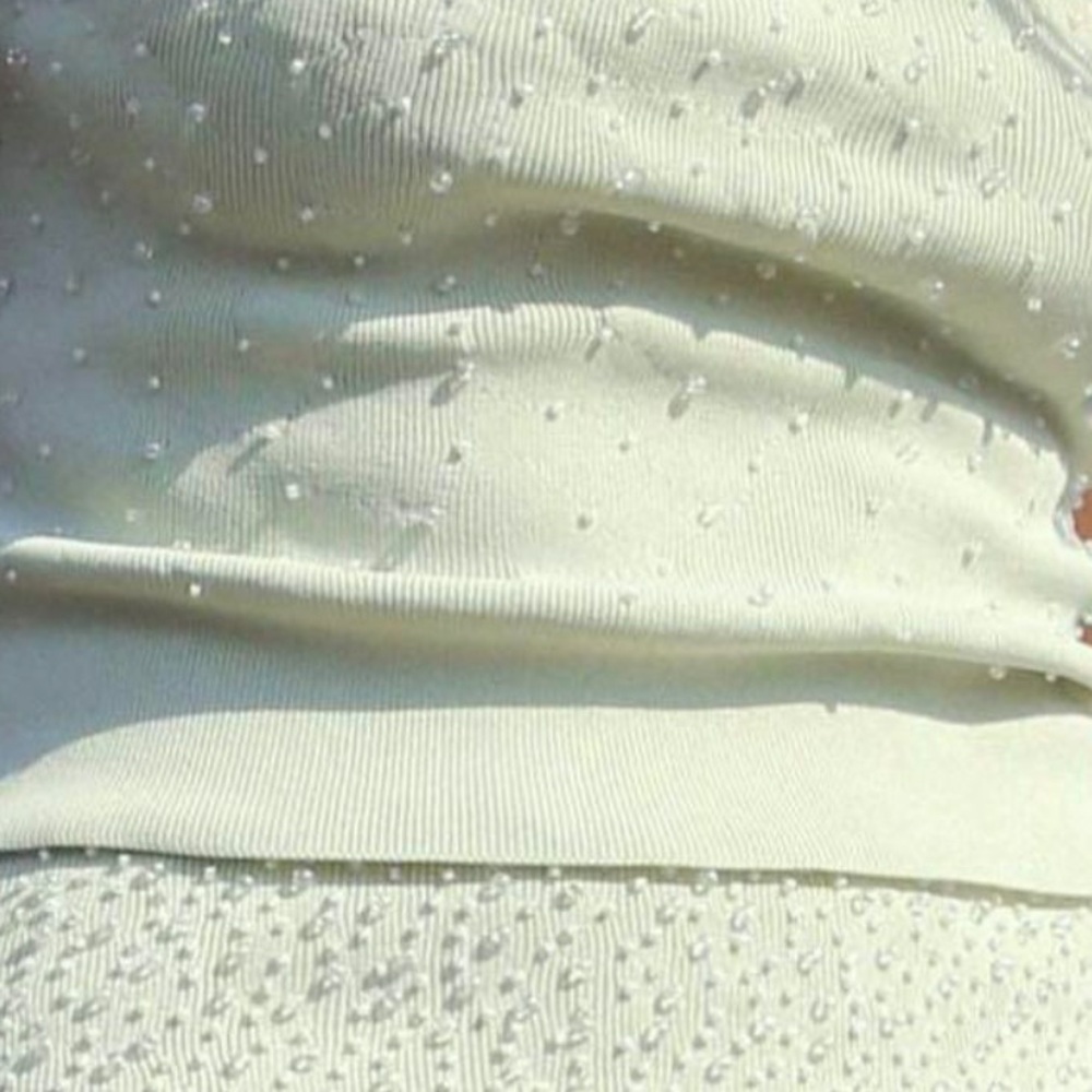 Zara Light Green Beaded Pencil Skirt